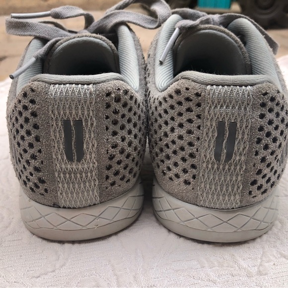 NOBULL Gray Suede Women's Lace Up Trainer Sneaker Shoes - Picture 4 of 6